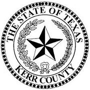 The State of Texas Kerr County logo